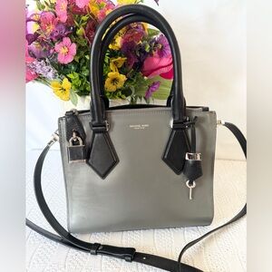 Michael Kors Collection EUC Casey Leather Satchel crossbody